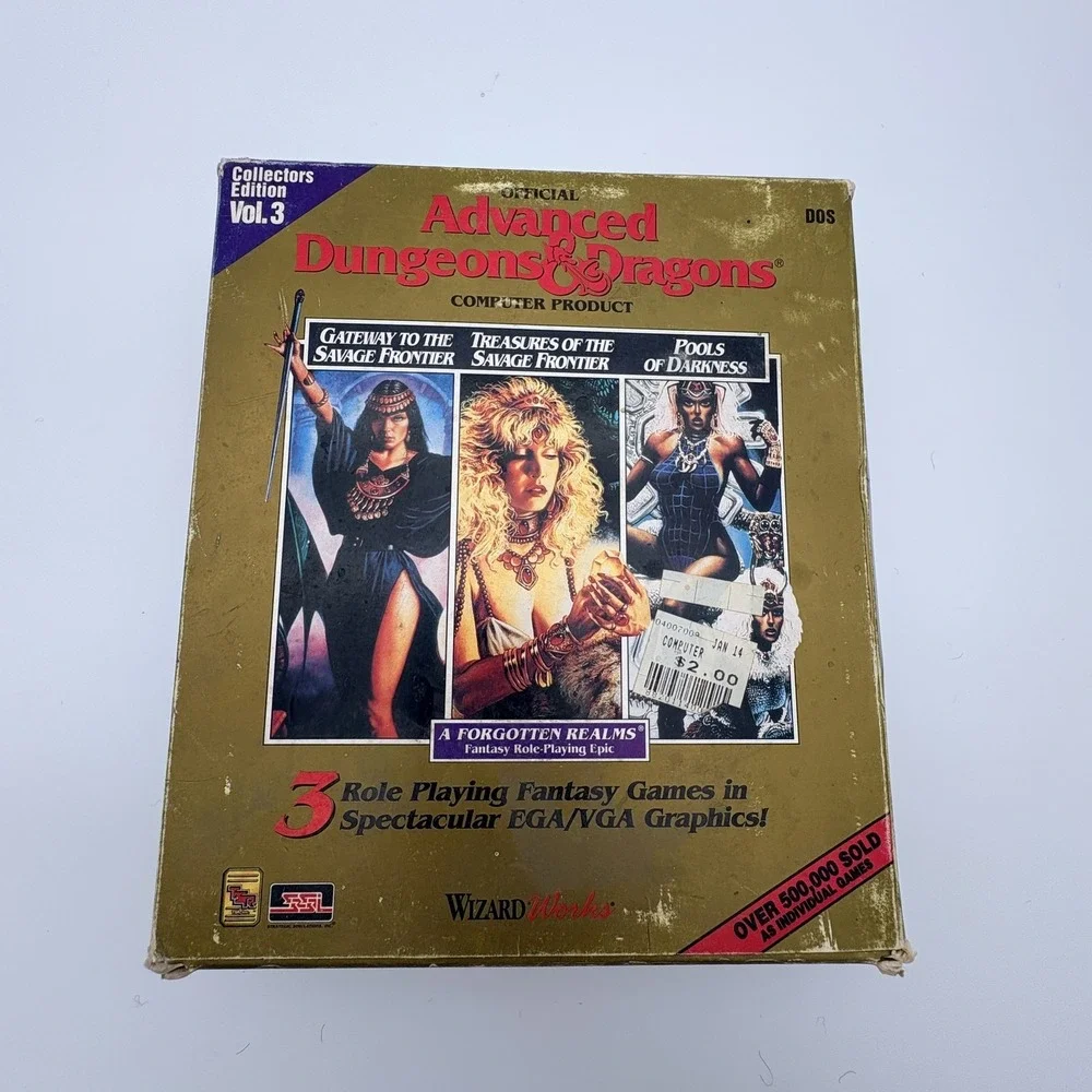 Dark PC Game WizardWorks‎ AD&D Collectors Edition Vol 3 Big Box 3.5 Floppy RPG